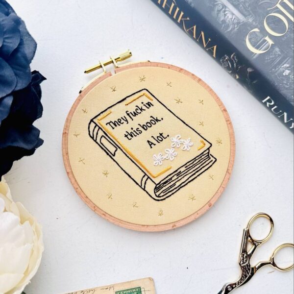 They fuck in this book // PDF Pattern Download 5” hoop