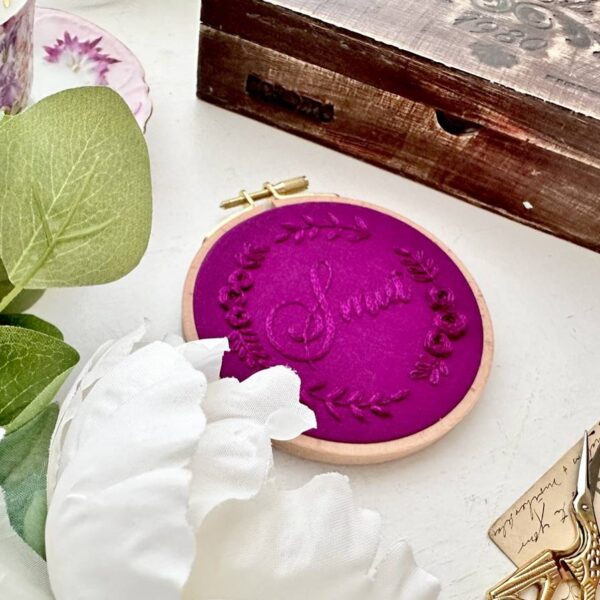 Smut 4 inch Monochrome Embroidery // KIT Multiple color options