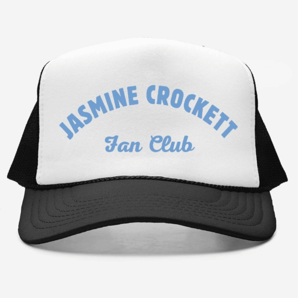 Jasmine Crockett Fan Club Embroidered Trucker Hat