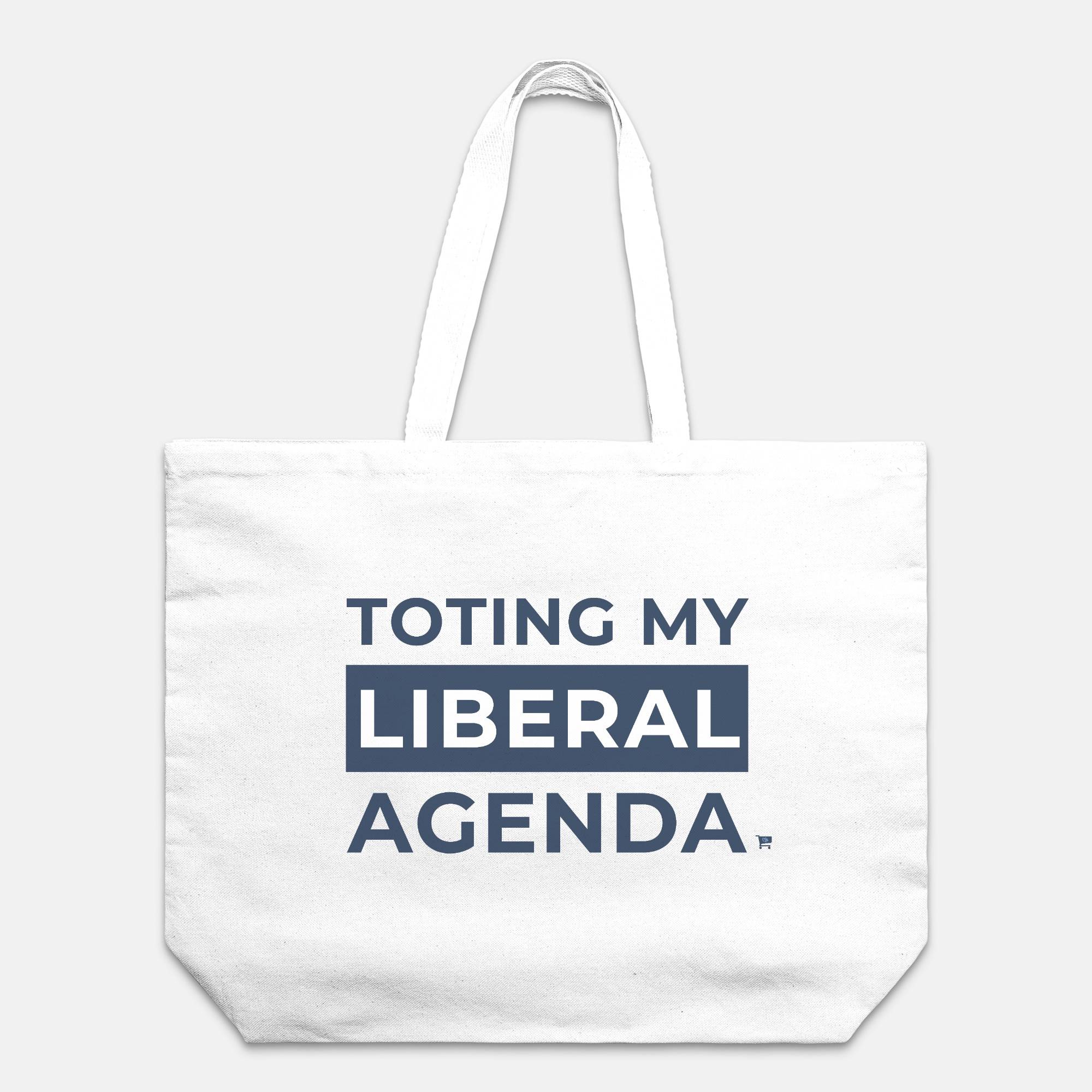 Toting My Liberal Agenda Little Blue Shop