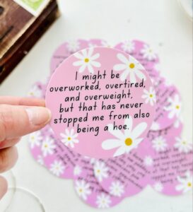 STICKER!! Overworked