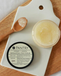 Stocking Stuffer Honey + Lemon Exfoliating Face Scrub