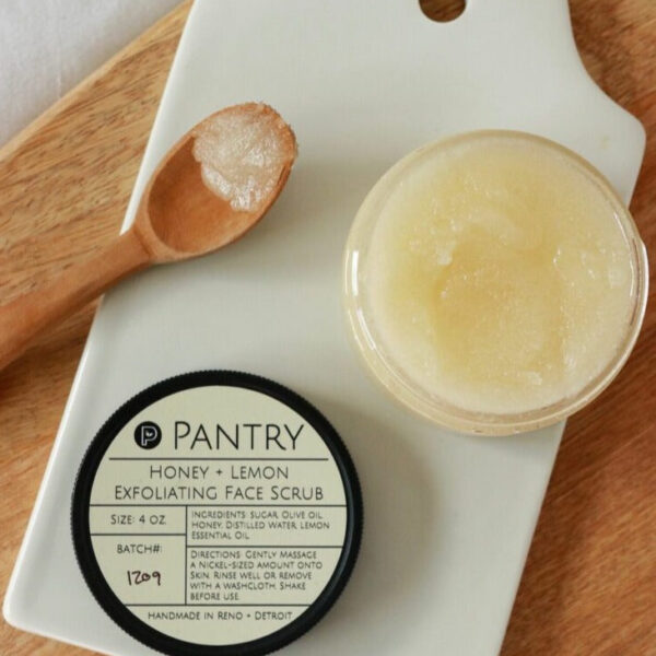 Stocking Stuffer Honey + Lemon Exfoliating Face Scrub