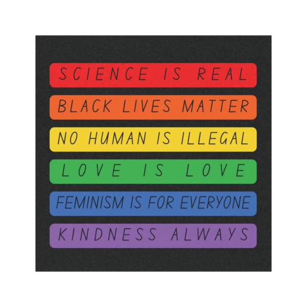 Social Justice Bumper Magnet | Rainbow Activism
