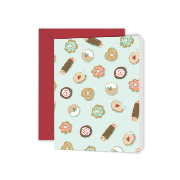 Holiday Cookies Christmas Greeting Card