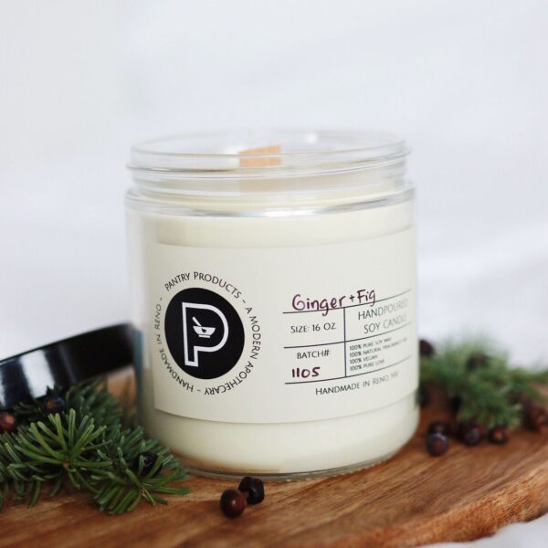 Hand-Poured Soy Wax Candles – Phthlate-free, Clean Burning