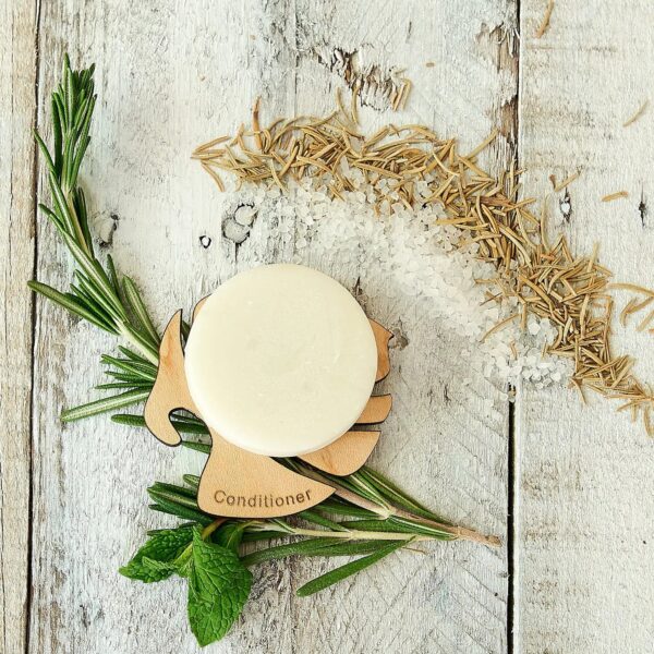 Rosemary + Mint Conditioner Bar – Package Free, Zero Waste
