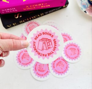 STICKER!! Read books smash the patriarchy