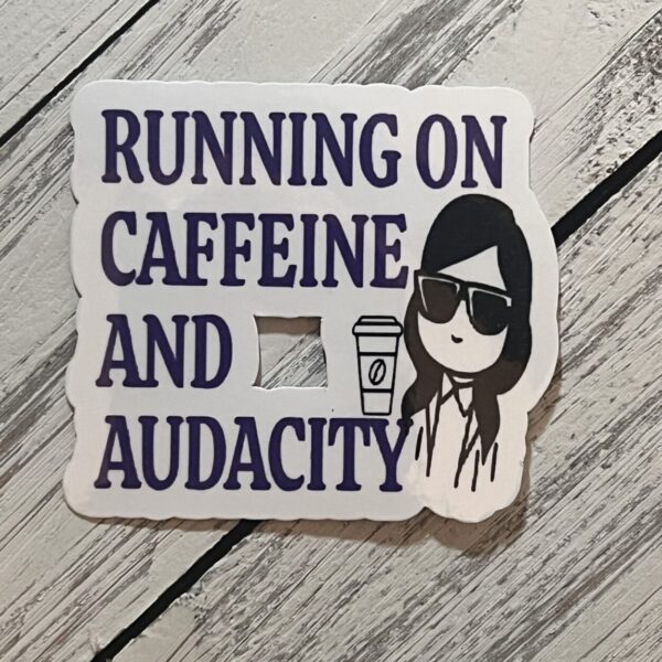 Running on caffeine Sticker