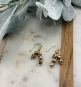 Gold Nugget Earrings