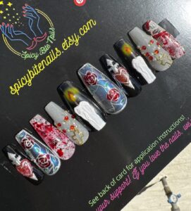 Nothing Like My Father - Beyonce 'Daughter' Cowboy Carter Inspired False Press-On Nail Extensions 10pcs