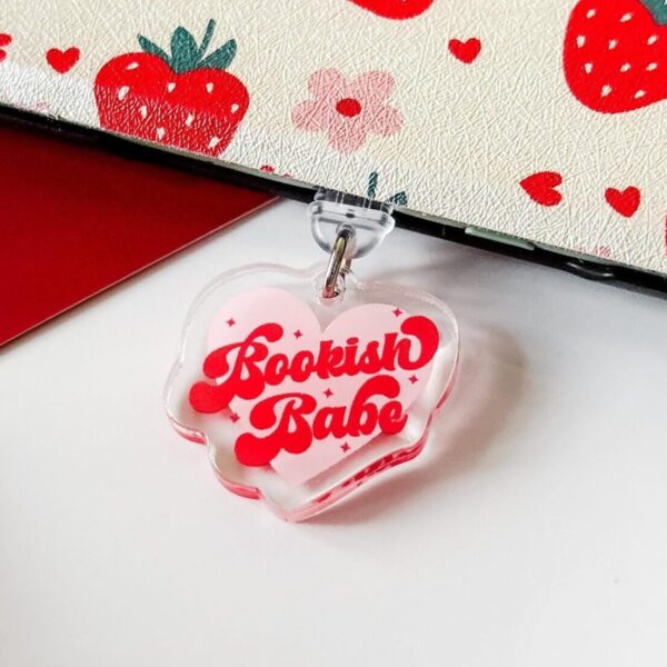 Bookish Babe e-Reader Dust Plug