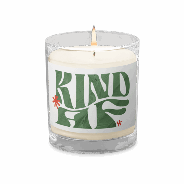 Glass Jar Soy Wax Candle – Kindness Project – Kind AF
