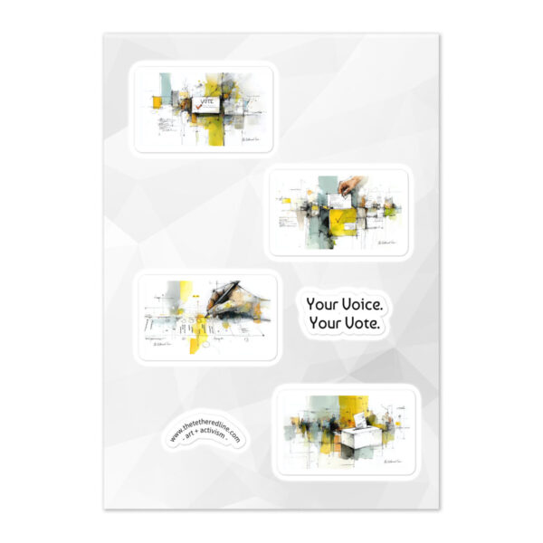 We The People – Complete Sticker Collection (3 sheets, 12 designs)