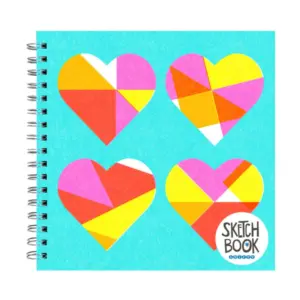 Quilted Hearts sketchbook
