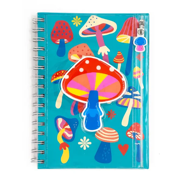Keep It Together Pencil Pouch Journal – Mushrooms