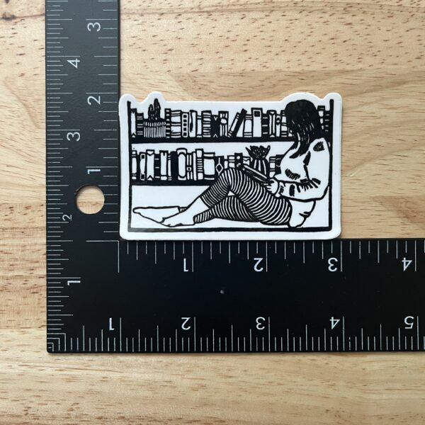 Reading Nook Sticker – weatherproof adhesive, UV protective laminate