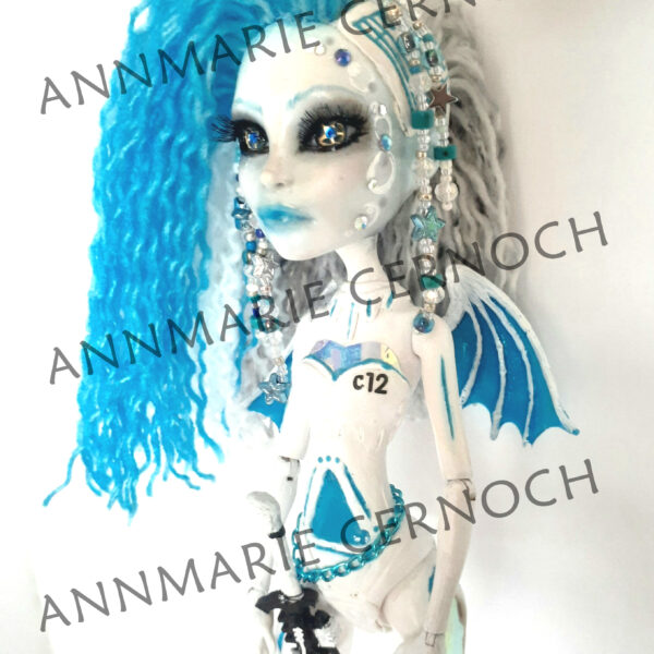 OOAK Glowing Cyborg Dolls (C12)