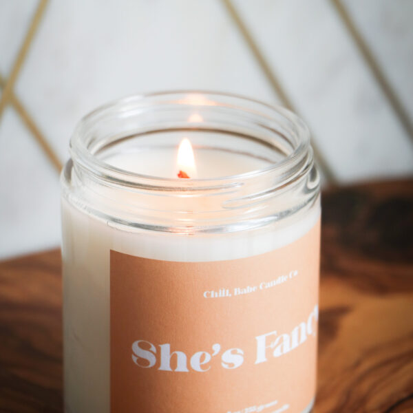 She’s Fancy Candle | Amber + Driftwood
