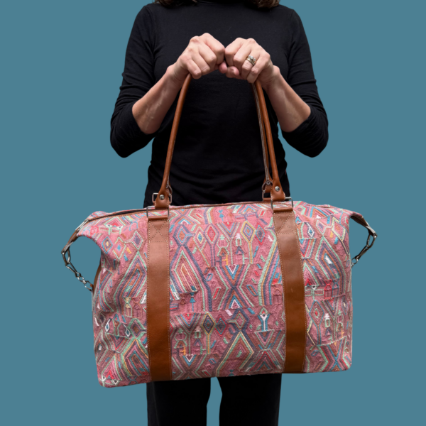 Huipil Mini-Weekender | Handwoven Travel Bag