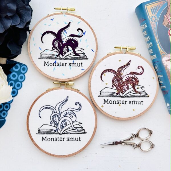 Monster smut Embroidery // PDF Pattern Download 5” hoop