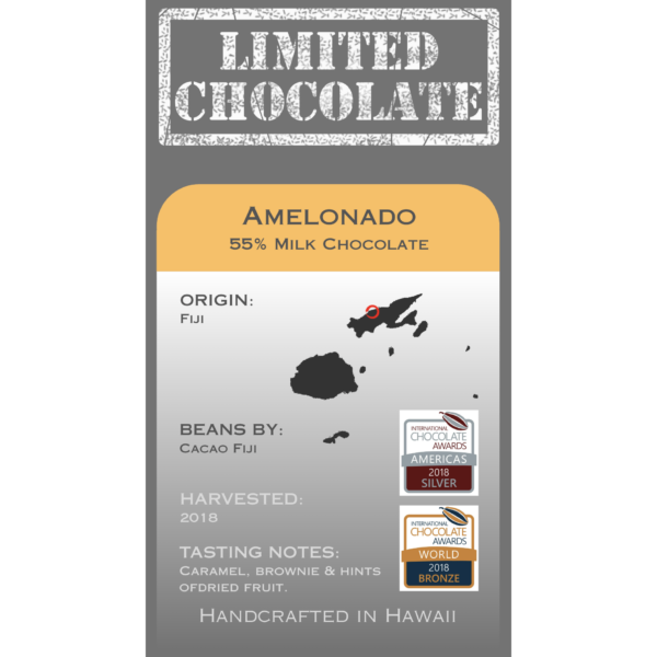Fiji Amelonado – 55% Milk Chocolate