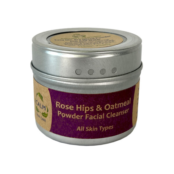 Rose Hips & Oatmeal Powder Facial Cleanser by CALM Skin Care