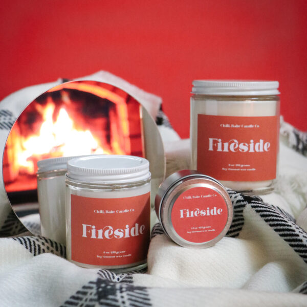 Fireside Candle | Vanilla + Smokey Woods