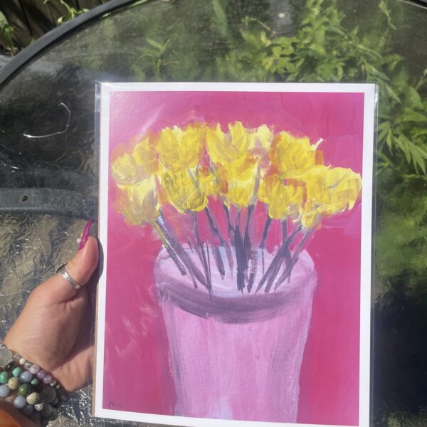 “I Wish You Roses” Original Artwork Print