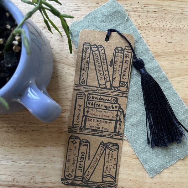 Fill-In Bookmark for The 14 Books Challenge (Bookshelves Version)