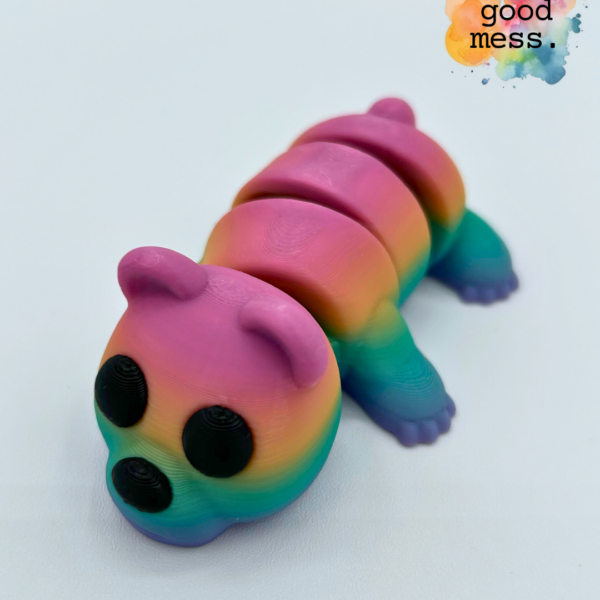 Bear Fidget Friend – Rainbow