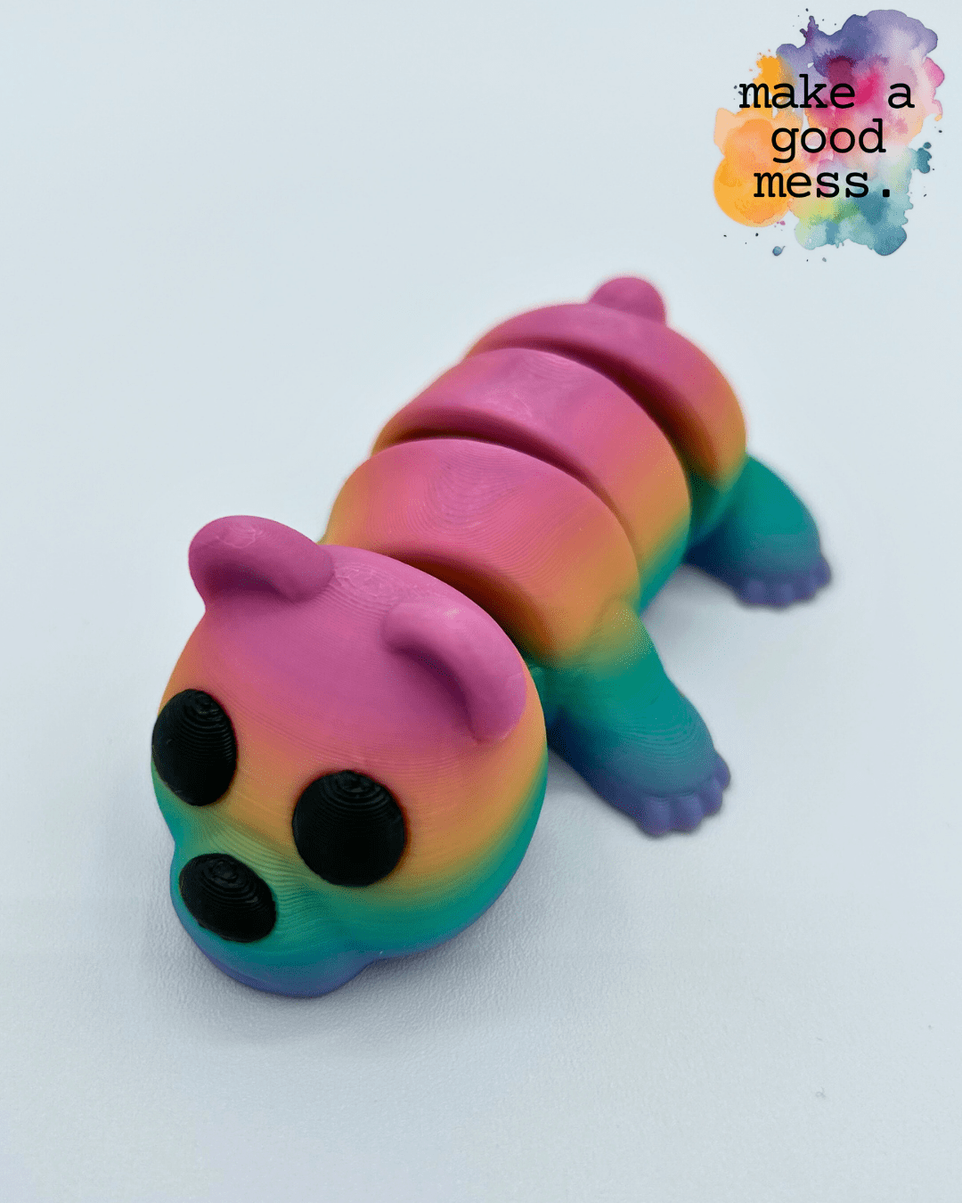 rainbow bear fidget friend