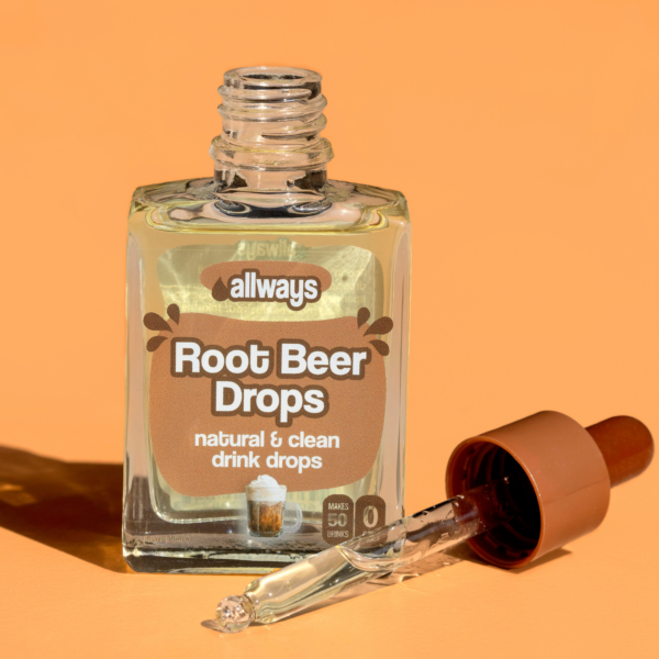 Natural Root Beer Water Flavoring Enhancer | Sugar-Free, Zero Calories, Monk Fruit Sweetened | Sustainable Glass Bottle | Kids & Adults | 50 Servings