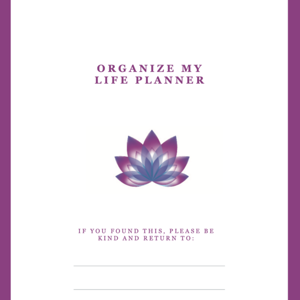 Organize Your Life Planner – Ultimate Digital Planning PDF for Total Life Organization