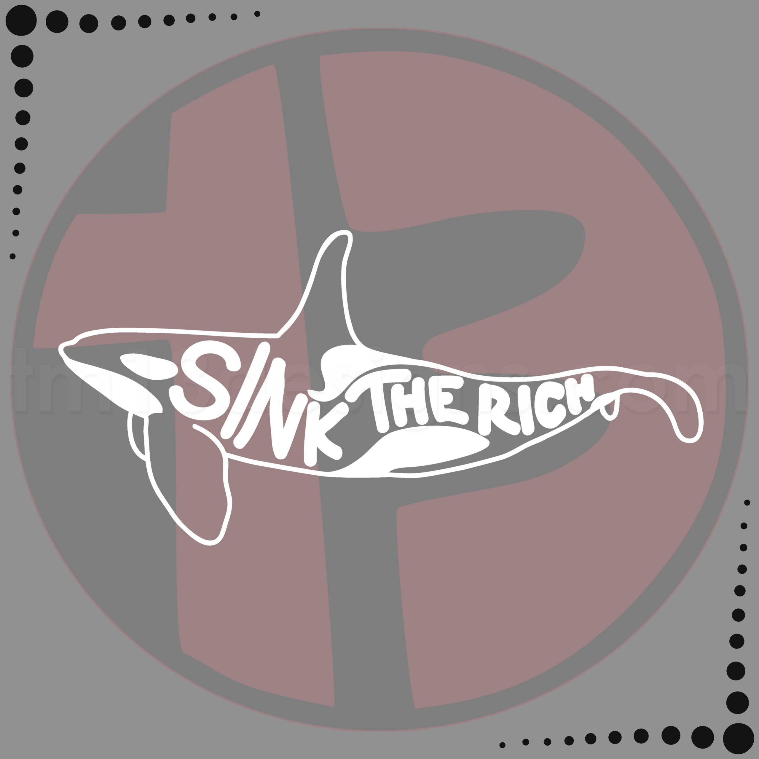 Sample image of Sink The Rich Orca vinyl decal