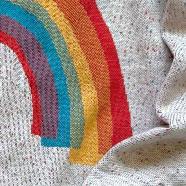 Over the Rainbow – Graphic Knit Sweater