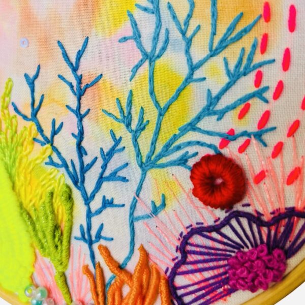 Original Hand Embroidery: Under the Sea