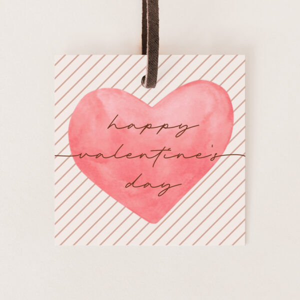 Boho Valentine’s Day Tag Printable – INSTANT DOWNLOAD
