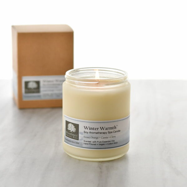 Winter Warmth – Soy Aromatherapy Spa Candle