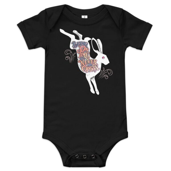 Baby: “Being ‘On Time’ Was Never an option” short sleeve one piece