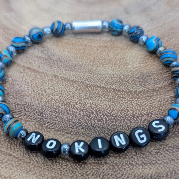 No Kings Stretch Bracelet, Protest Bracelet, Take a Stand