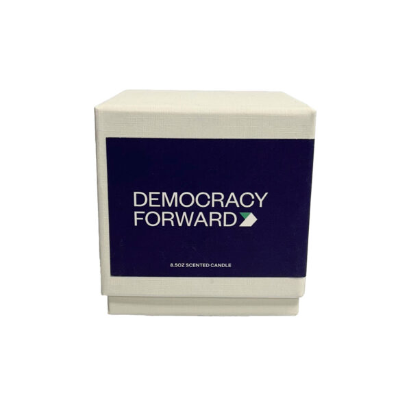 Democracy Forward “Democracy Is Not A Spectator Sport” 8.5 oz. Scented Candle (Limited Edition)