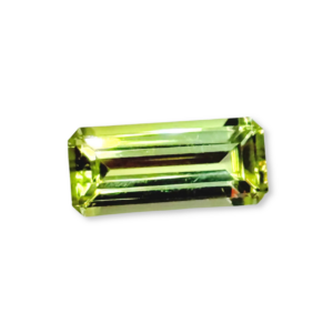 Rare Peridot - Elongated Emerald Cut