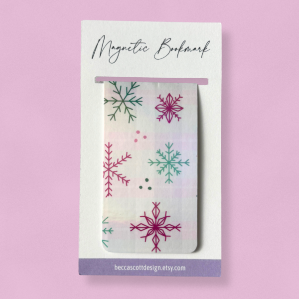 Wicked Snowflakes Magnetic Bookmark