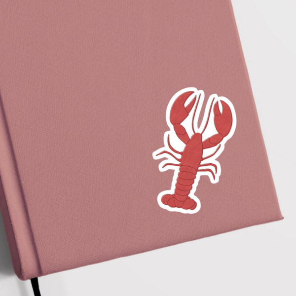 Glossy Lobster Sticker