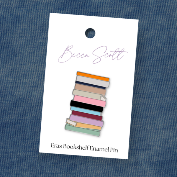 Eras Bookshelf Enamel Pin