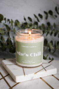She’s Chill Candle | Eucalyptus + Spearmint