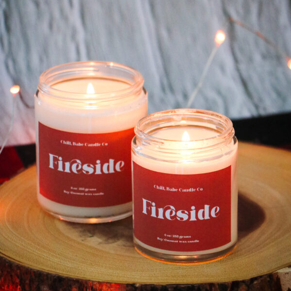 Fireside Candle | Vanilla + Smokey Woods