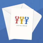 You're My Lobster | Greeting Card