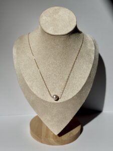 Floating Freshwater Pearl Dainty Necklace